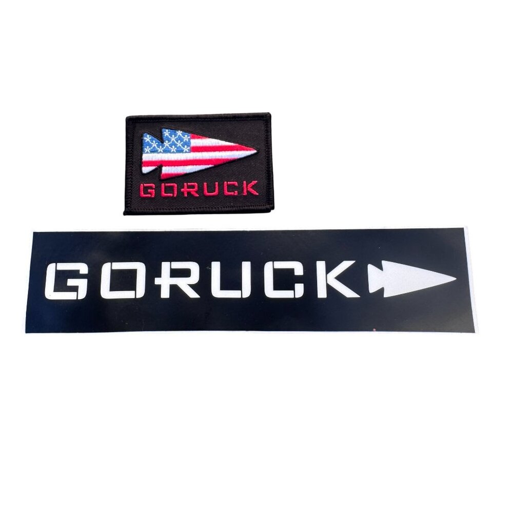 GORUCK Flag‎ Patch & Decal Set With American Flag Design